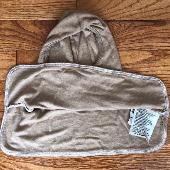 3 winter head covers/masks. One tan and 2 black. - Picture 7 of 10